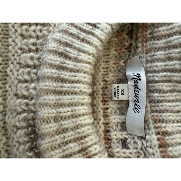 Madewell Space-Dyed Canton Sweater Xs - Picture 4 of 5